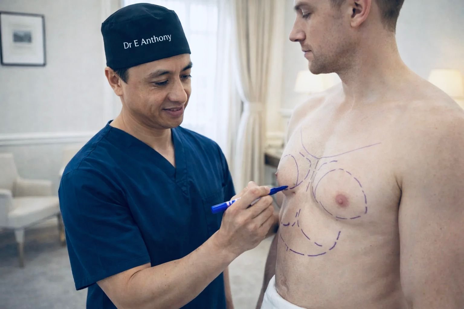Male breast enlargement