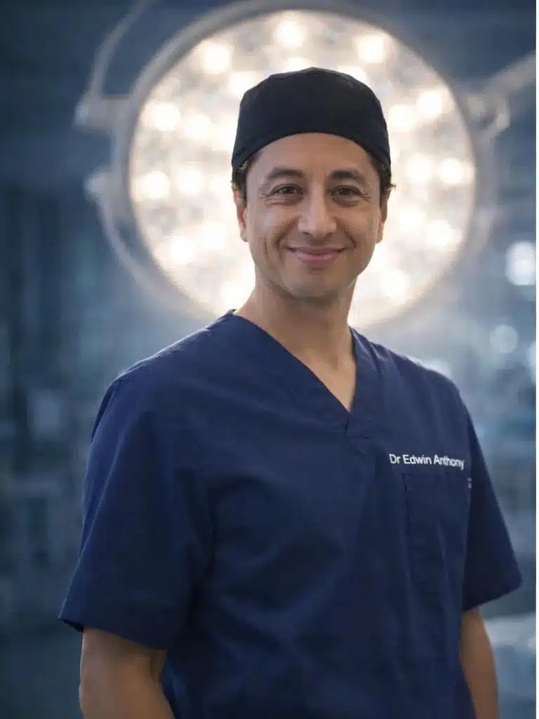 Dr Edwin Anthony, Lead Clinician at Contoura Medical, Langham Hospital London