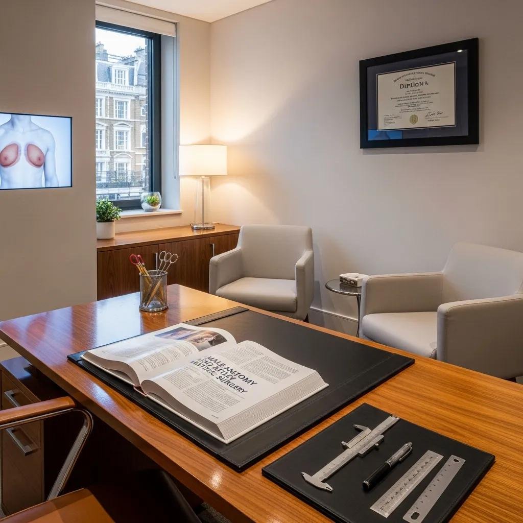 Modern cosmetic surgery clinic showcasing expertise in male breast reduction